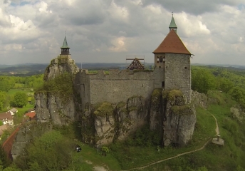 Die Burg Hohenstein vom Norden