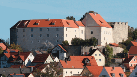 Burg Lupburg - Gesamtansicht von Westen